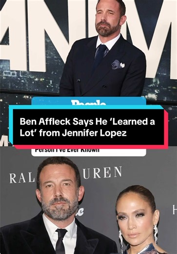 Ben Affleck: I Learned a Lot About Work Ethic from Jennifer Lopez