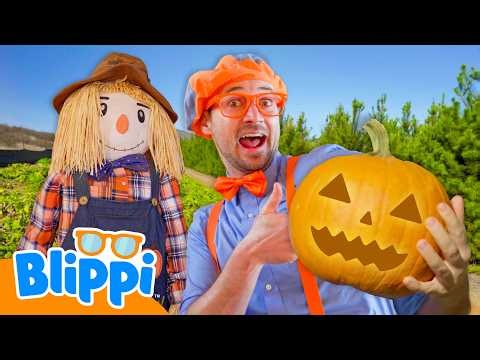 Get Ready for Halloween at the Pumpkin Patch! 🎃🎃 Blippi Spooky Season