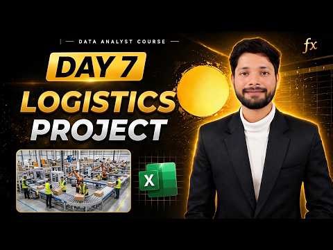 Logistics Data Analysis Project in Excel with AI | Date & Time Functions Explained | Beginner to Pro