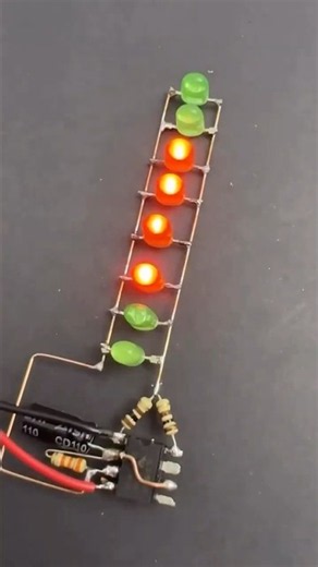 DIY LED Rainbow Light Circuit | Easy Electronics Project 🌈⚡