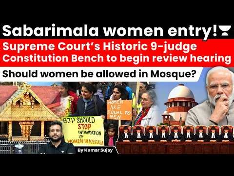 SC's 9-Judge Constitution Bench To Hear Pleas Seeking Women's Entry Into Sabarimala