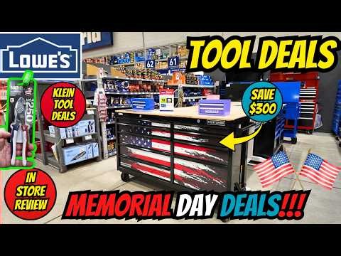 Lowe's Memorial Day Tool Deals You Can't Miss! Klein Tools, Craftsman, Bosch, EGO, Dremel