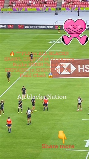 🔥 **"FIJI vs ALL BLACKS BRAWL ERUPTS at Singapore Rugby SVNS! Tensions EXPLODE in SHOCKING On-Field Clash 😱"** | All blacks Nation