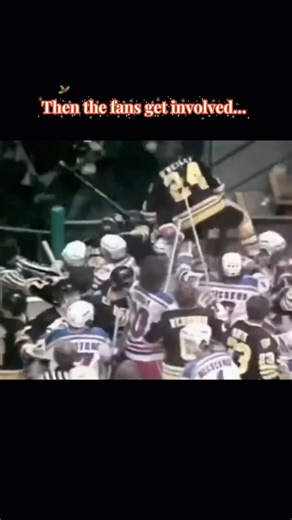Gross Hockey on Instagram: "Dec. 23, 1979. Madison Square Garden. The Boston Bruins beat the New York Rangers… then all hell broke loose. Fans reached over the glass. Players climbed into the stands. And Mike Milbury grabbed a fan’s shoe and beat him with it. No suspension culture. No PR statements. Just chaos, adrenaline, and hockey crossing the line. One of the most infamous nights in NHL history — and a reminder that the game used to be absolute war. #Bruins #NHLHistory #HockeyHistory #Madiso