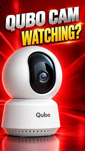 Qubo Smart Cam 360° 2K Review | AI Alerts & Night Vision #Shorts