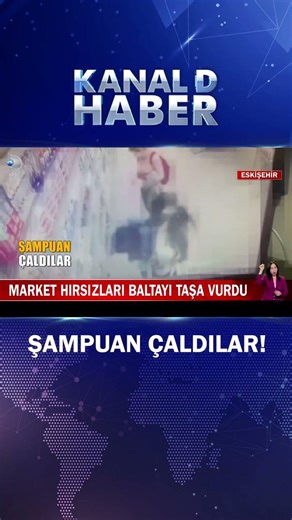 Market Hırsızları Baltayı Taşa Vurdu!