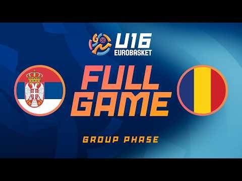 Group Phase | Serbia v Romania | Full Basketball Game | FIBA U16 Women's EuroBasket 2026