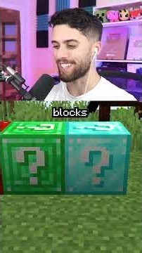 minecraft but ores = lucky blocks