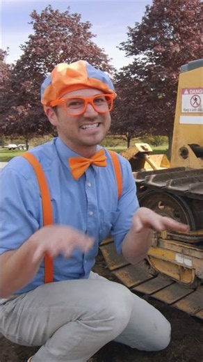 Blippi Drives a Giant Excavator! 🚜 #blippi #excavator