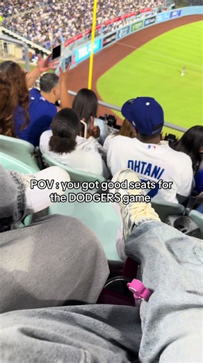 was TOO comfortable lmaoo #fyp #dodgers #viral | Dodgers Game