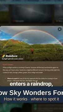 Rainbows, Halos, Sun Dogs & the Crepuscular rays, Green Flash —Sky Wonders Explained @GeoQuestOne ​