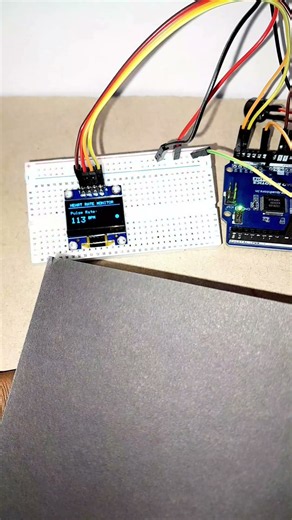 DIY Arduino Heart Rate Monitor using Pulse Sensor & OLED Display (Code + Circuit)