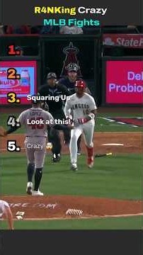 R4NKing the Best MLB Brawls #Baseball #shorts