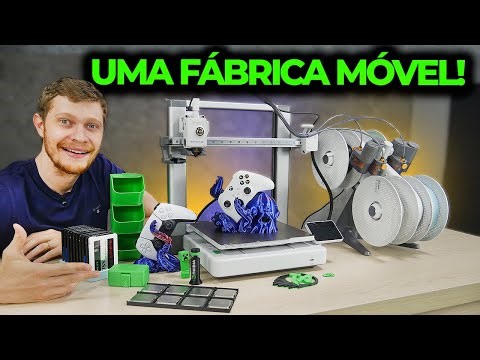CRIEI VÁRIOS ITENS PRO SETUP COM ESSA IMPRESSORA 3D! BAMBU LAB A1 É INSANA…