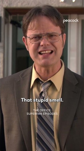 Dwight smells a flower for the first time - The Office US