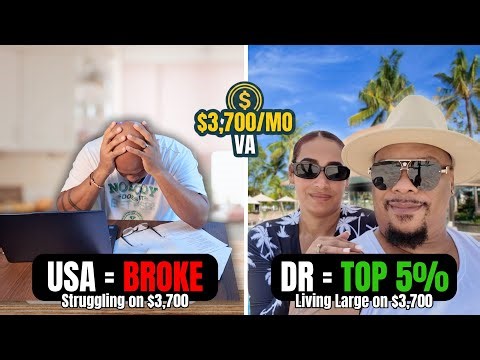 $3,700/Month VA Disability: Broke in USA vs. Top 5% in Dominican Republic