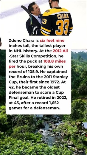 He Is 6'9" and Shot the Puck 108.8 MPH