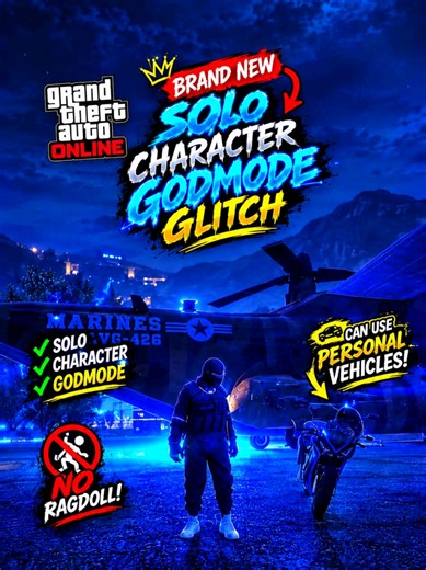 GTA 5 Solo Character Godmode Glitch – Easy Method