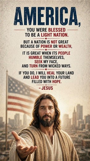 America, Return to Light | A Powerful Message of Hope by Jesus Christ⛪🇺🇸