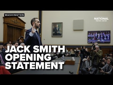 Former Special Counsel Jack Smith gives his opening statement during House testimony
