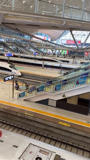 Wuhan Railway Station in China is bigger than many airport terminals in the West and has more bullet train lines than many countries have altogether