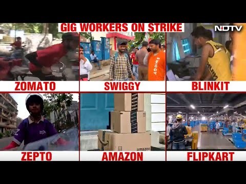 Gig Workers Strike | Zomato, Swiggy, Amazon Deliveries Disrupted Amid Nationwide Strike