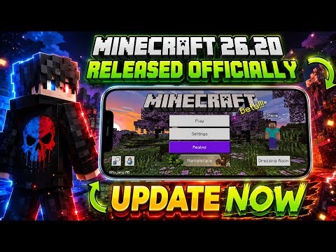 Minecraft 26.20 Official Version Released | Minecraft 26.20 - Sulfur & NEW FEATURES Added!