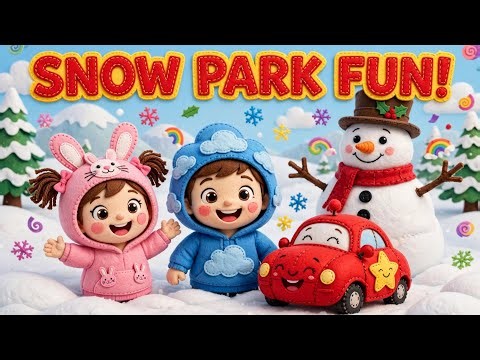 Vroomy and Friends Snow Park Fun Festival Adventure Kids Cartoon 