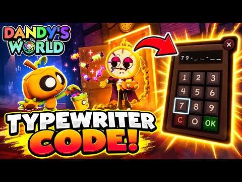 HOW TO GET TYPEWRITER CODE in Dandy's World! (HALLOWEEN FLOOR 5 CODE)