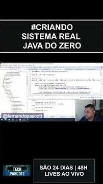 #5 Aprenda Java Tech Pascott - JSP - HTML - CSS - Mysql #coding #livecode #java