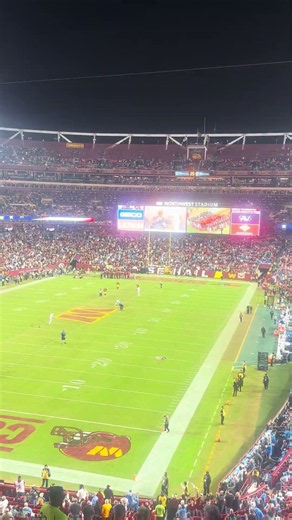 Trump Gets Booed at a Washington Commanders Game