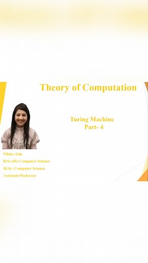 Computer Science Insights By Nikita Jain on Instagram: "Can every problem be solved using an algorithm? 🤔 The Church–Turing Thesis gives the foundation of what computers can and cannot do. 🎥 This is a short clip from my full YouTube lecture on Turing Machines & TOC 👉 Watch the complete explanation on YouTube (link in bio) Perfect for CS students, GATE, NET, university exams & placements #nikitajaininsights #ChurchTuringThesis #TuringMachine #TheoryOfComputation #ComputerScience"