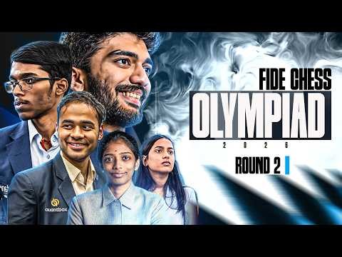 FIDE Chess Olympiad Round 2 | India vs Indonesia in Open, India vs Finland in Women