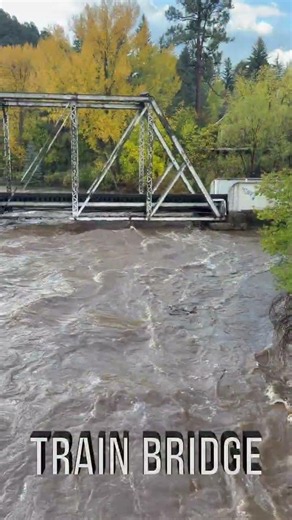 Animas River High Water 10/23/26 #Flood #Rain #Water