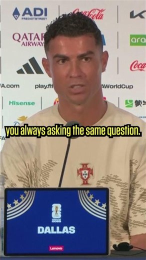 Cristiano Ronaldo: This will be my last World Cup 🇵🇹