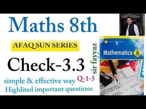 Maths class 8th | Check 3.3 | Unit 3 | exercise 3.3 | Q 1-5 | Financial Arithmetic | ex 3.3