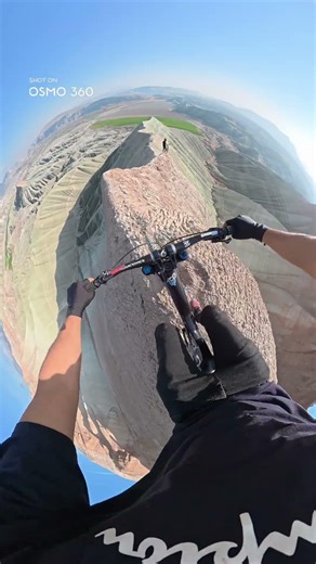 MTB on a trail this narrow… above the clouds | Osmo 360