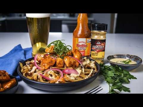 Club House Bang Bang-Style Nashville Chicken Poutine with Garlic Butter Fries