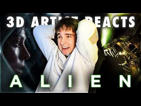 3D ARTIST REACTS to ALIEN for the FIRST TIME!