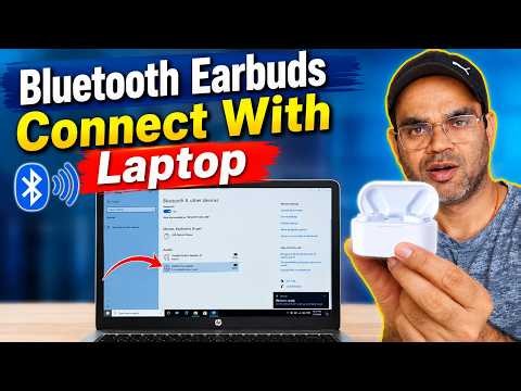 How to Connect Bluetooth Earbuds with Laptop | Windows 11/10 Bluetooth pairing #bluetoothpairing