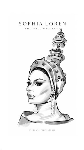 Sophia Loren in The Millionairess | Iconic Film Portrait by Svetlana Pelin