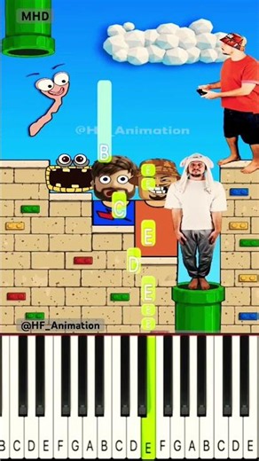 Can I Build a Bridge to Save the Worm - Piano Tutorial