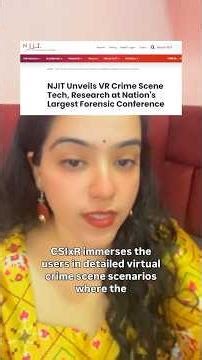 Virtual Reality Meets Forensic Science: The Future of Crime Scene Investigation