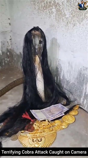 Terrifying Cobra Attack Caught on Camera #cobra #wildlifeentertainment #snake #wildliferescue