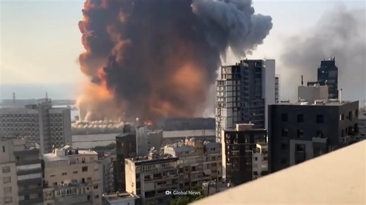2.5 tons of TNT hit Beirut - then the entire city exploded seconds later