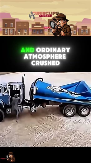 This Steel Tank Wasn't Blown Up — The Air Around It Simply Crushed It