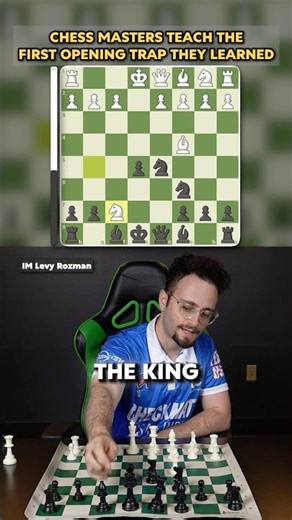 Gotham Chess EXPLAINS the FIRST CHESS TRAP He LEARNED