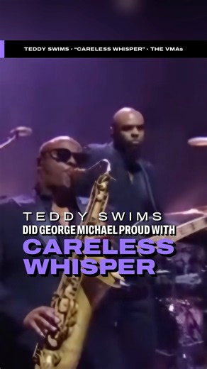 Teddy Swims did George Michael proud with Careless Whisper at the VMAs. #teddyswims #vmas #mtv