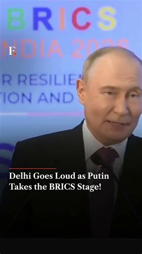 Delhi Goes Loud as Putin Takes the BRICS Stage | Subscribe to Firstpost