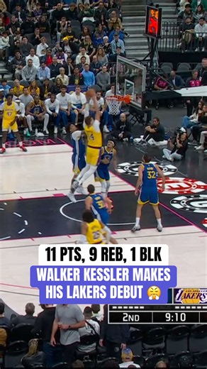 Walker Kessler in his Lakers era 🔥 #nba #basketball #lakers #walkerkessler #nbabasketball